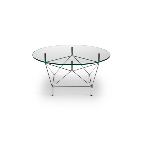 Eilersen Spider sofabord - Rundt - Glas