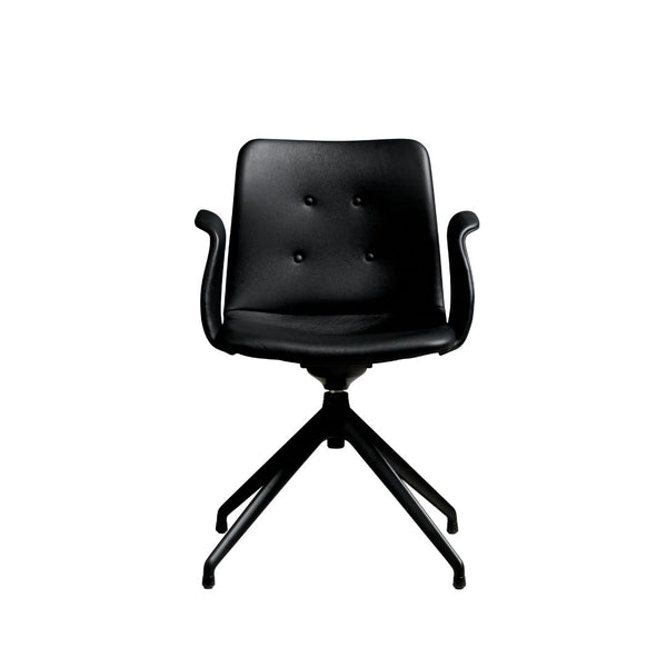 Bent Hansen Primum armstol med returdrej - Læder