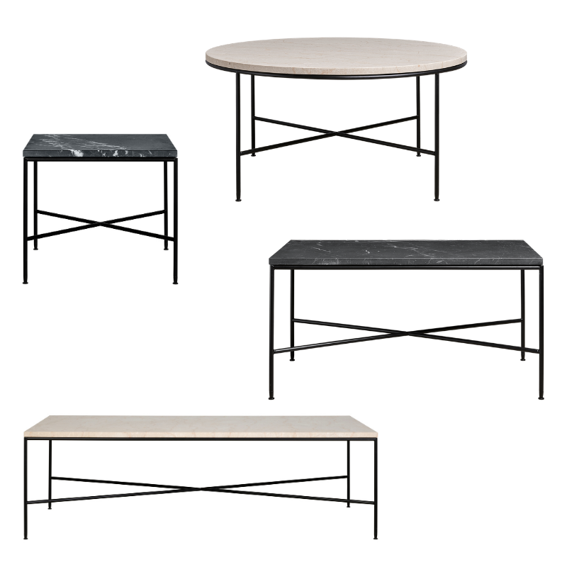 Fritz Hansen Planner sofaborde - Marmor