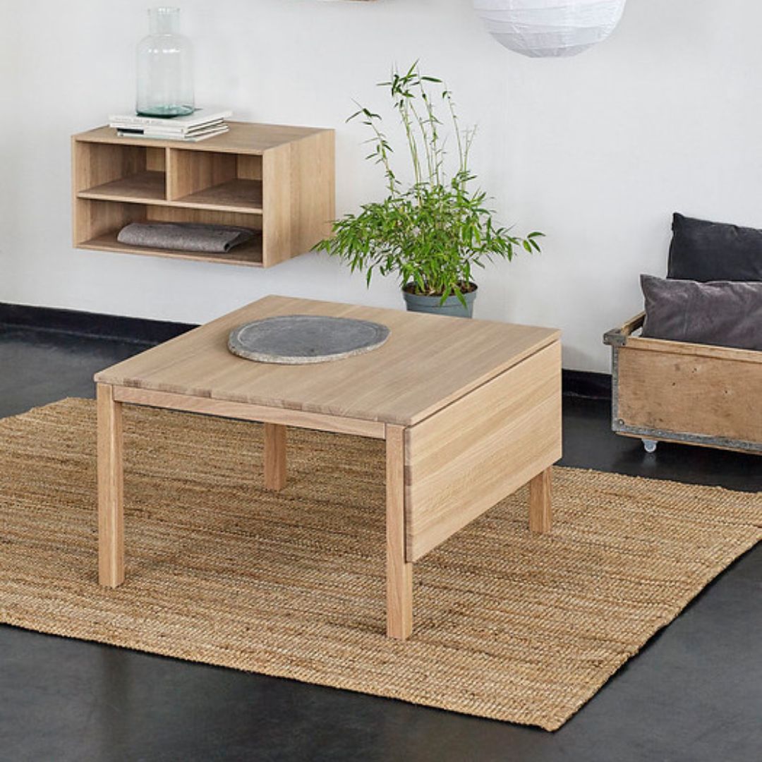 Haslev Møbelsnedkeri Klassik klap sofaborde - Massiv eg