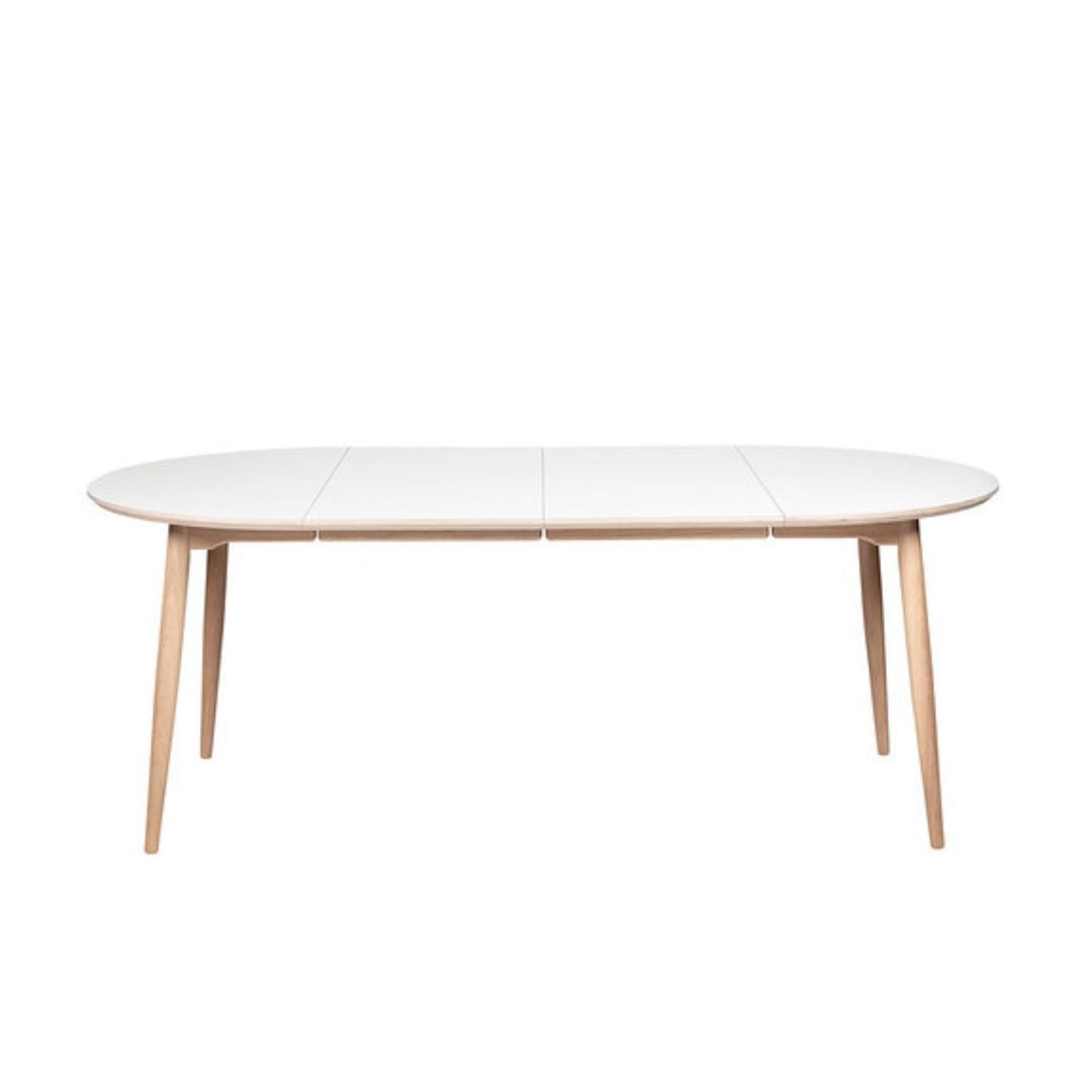 Haslev Møbelsnedkeri Symphony spiseborde - Træben & laminat