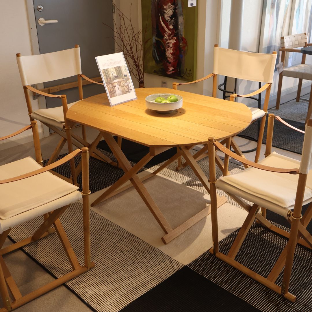 1 stk. Mogens Koch folde spisestuestol - Udstillingsmodel