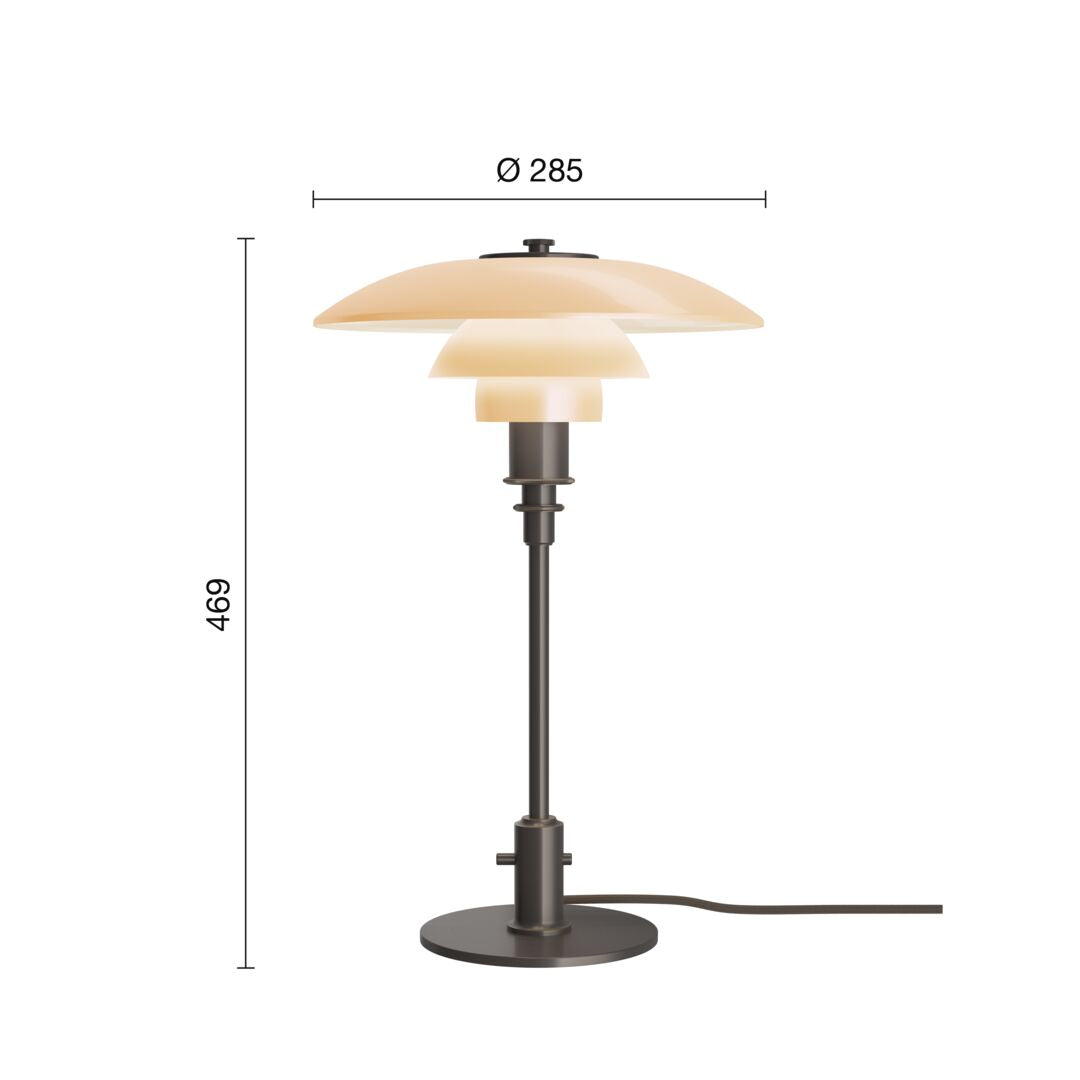 Louis Poulsen PH 3/2 bordlampe - Dusty Terracotta Limited Edition