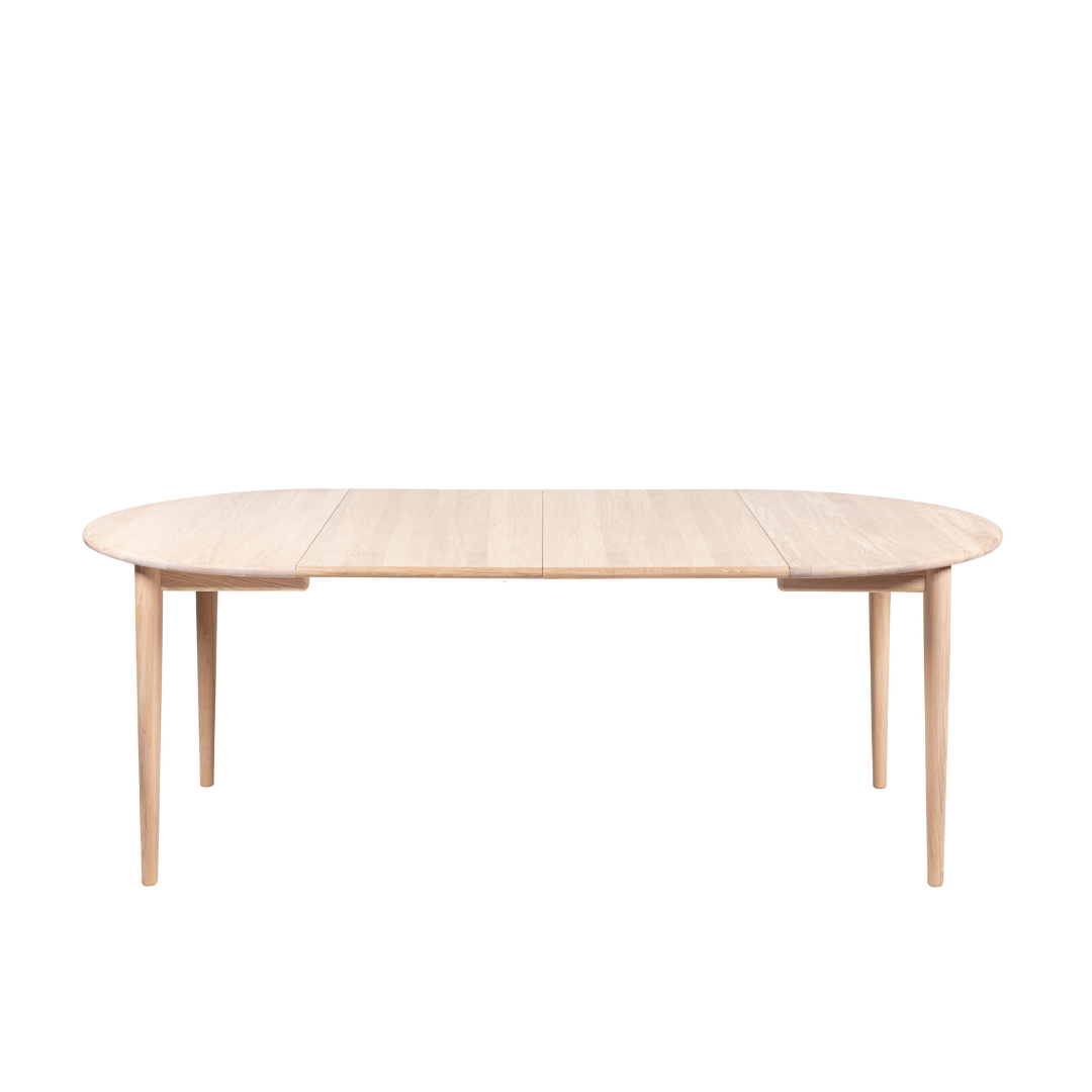 Haslev Møbelsnedkeri 800 spiseborde - Træben & massiv eg