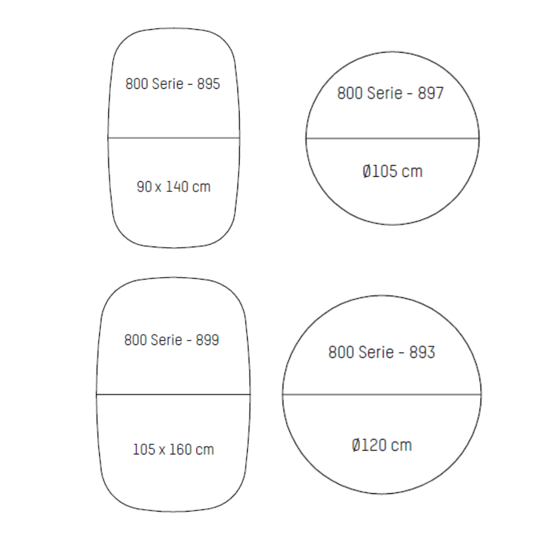 Haslev Møbelsnedkeri 800 spiseborde - Træben & massiv eg