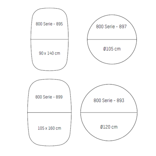 Haslev Møbelsnedkeri 800 spiseborde - Træben & massiv eg