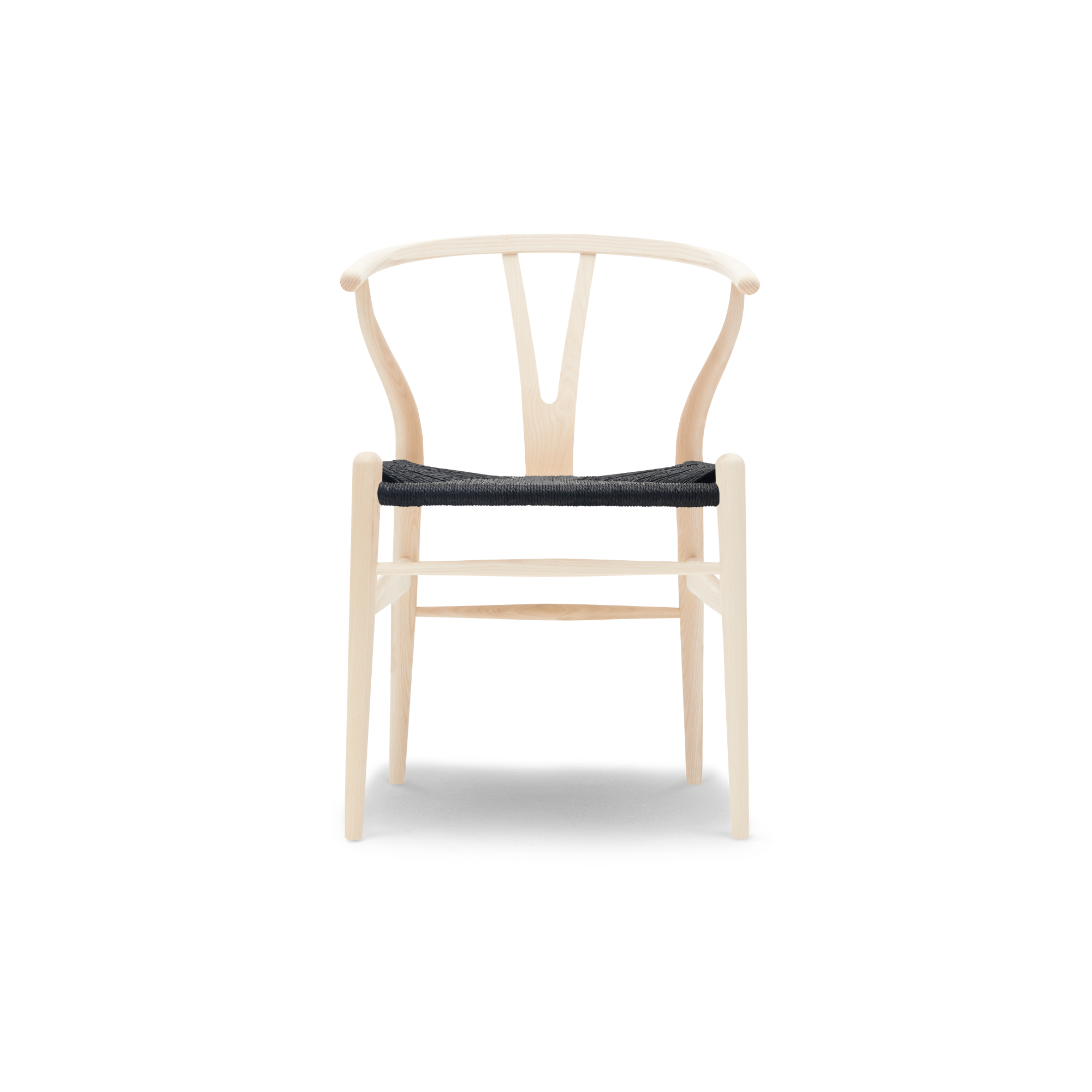Hans J. Wegner CH24 Y-stol - Sort flet