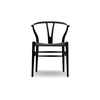Hans J. Wegner CH24 Y-stol - Sort flet