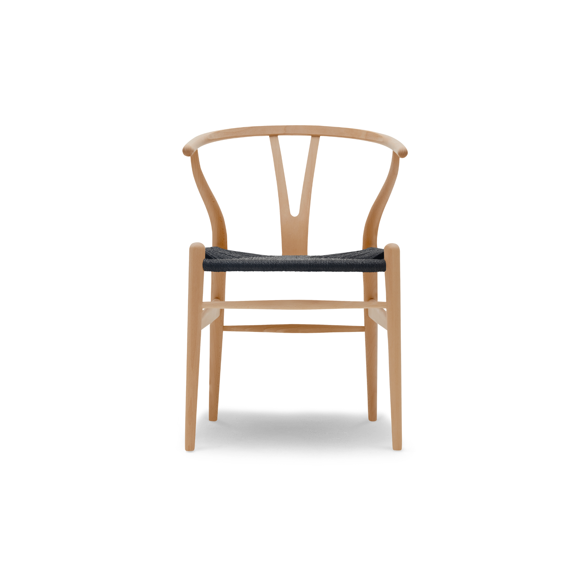 Hans J. Wegner CH24 Y-stol - Sort flet