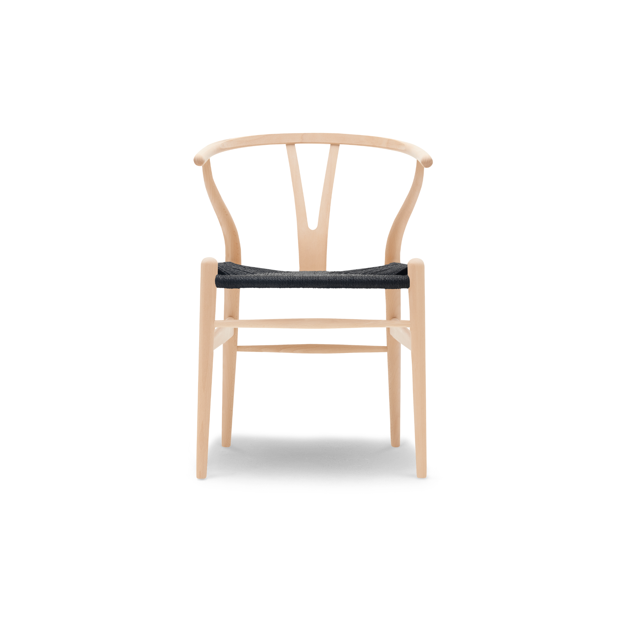 Hans J. Wegner CH24 Y-stol - Sort flet