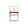 Hans J. Wegner CH24 Y-stol - Sort flet