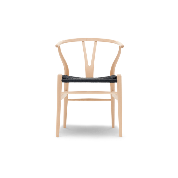 Hans J. Wegner CH24 Y-stol - Sort flet