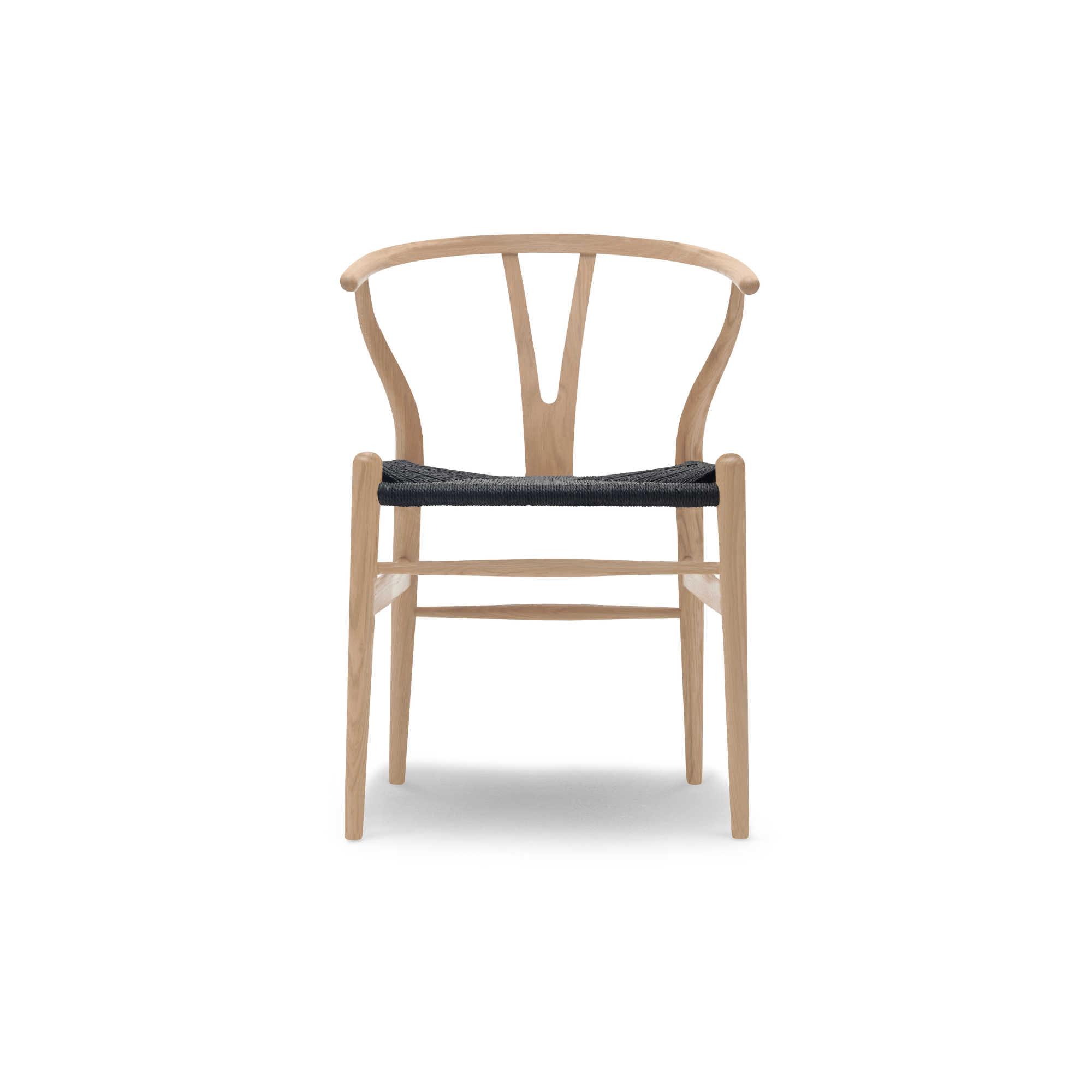 Hans J. Wegner CH24 Y-stol - Sort flet