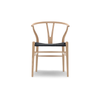 Hans J. Wegner CH24 Y-stol - Sort flet