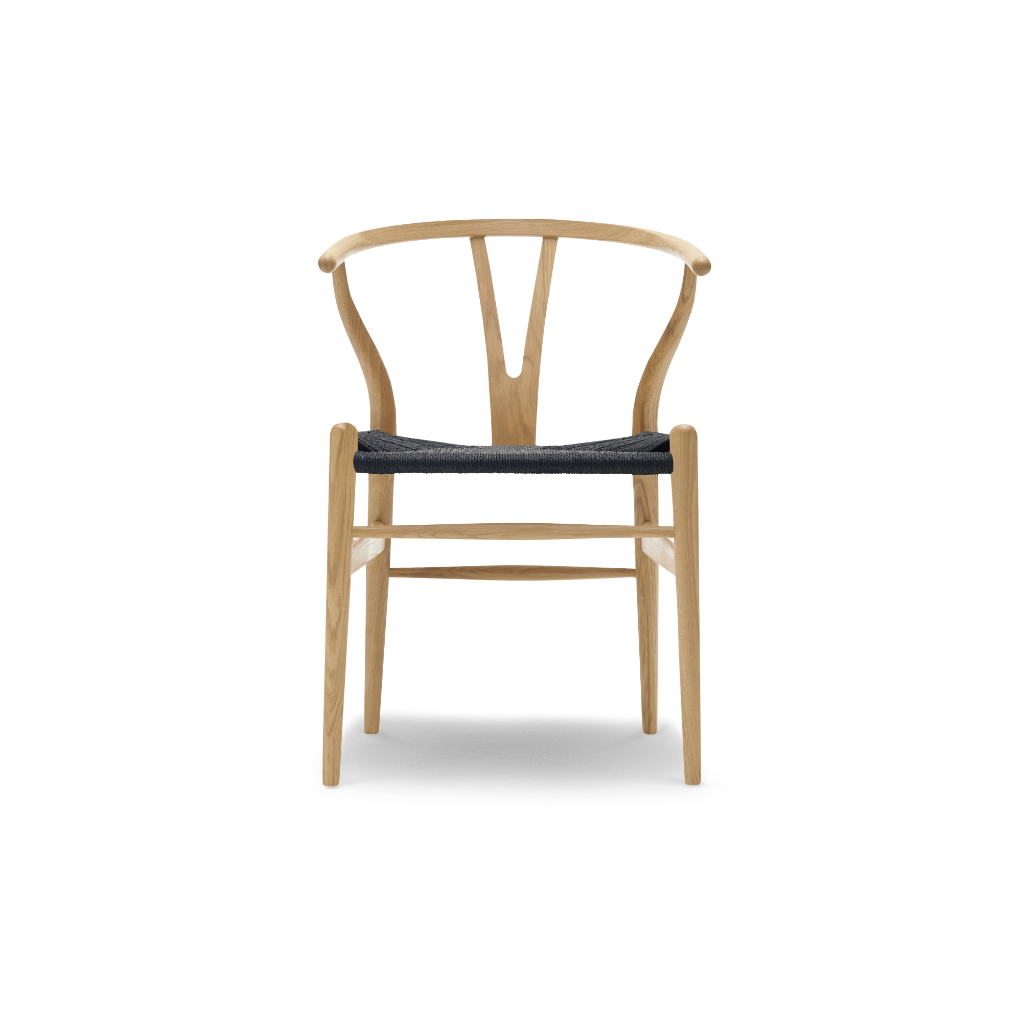 Hans J. Wegner CH24 Y-stol - Sort flet