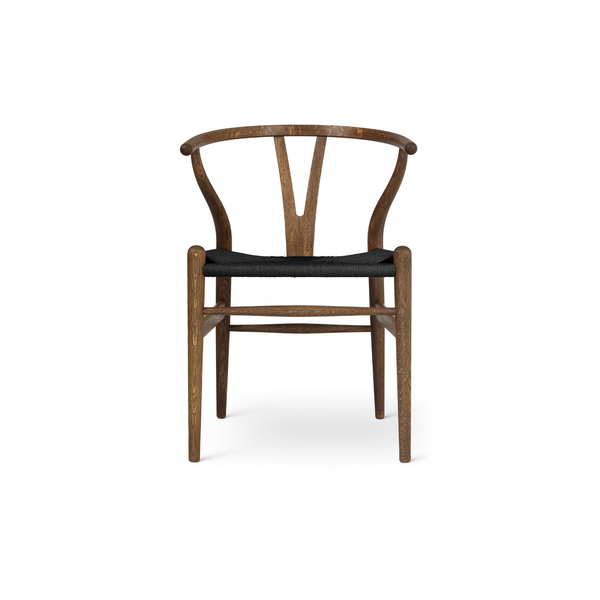 Hans J. Wegner CH24 Y-stol - Sort flet