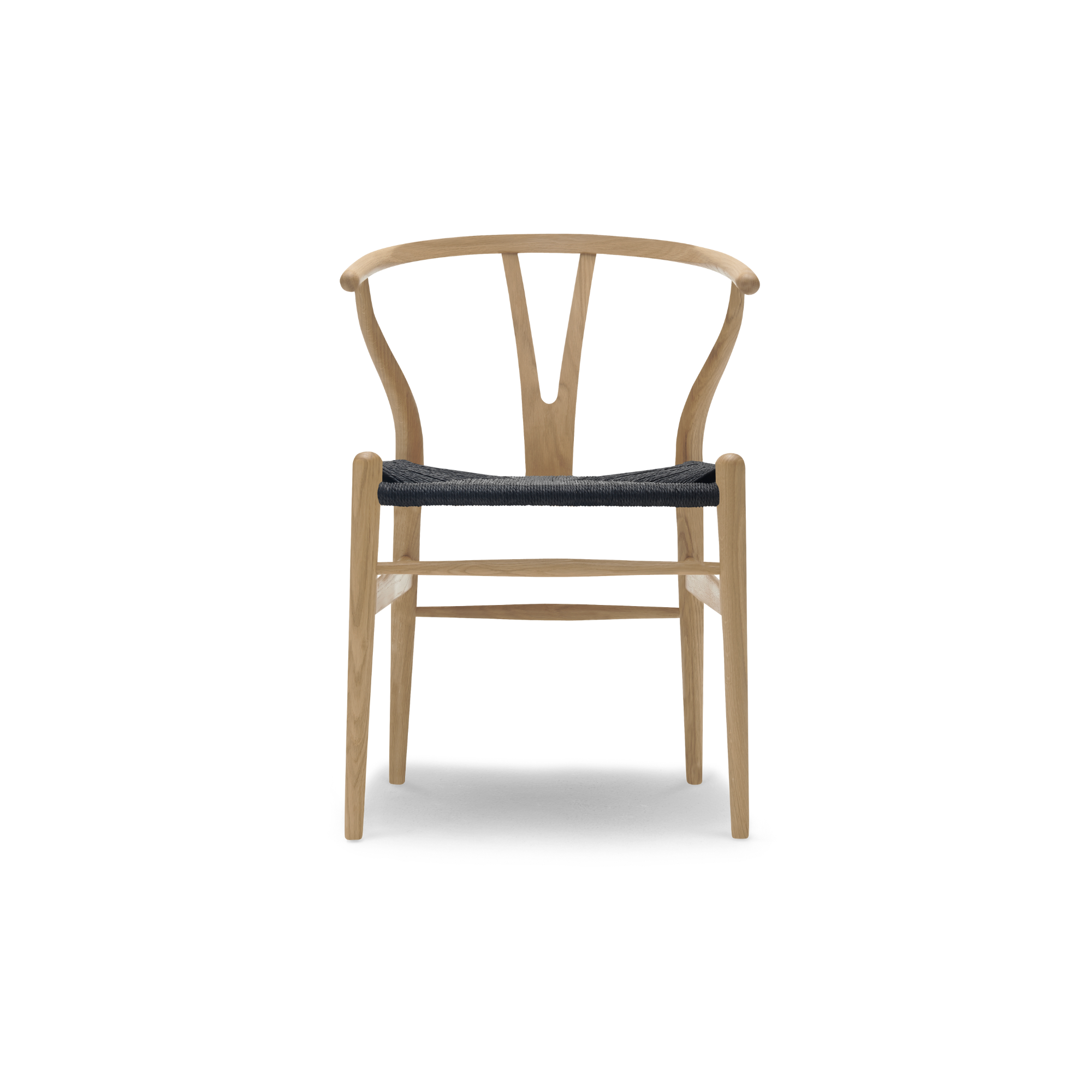 Hans J. Wegner CH24 Y-stol - Sort flet