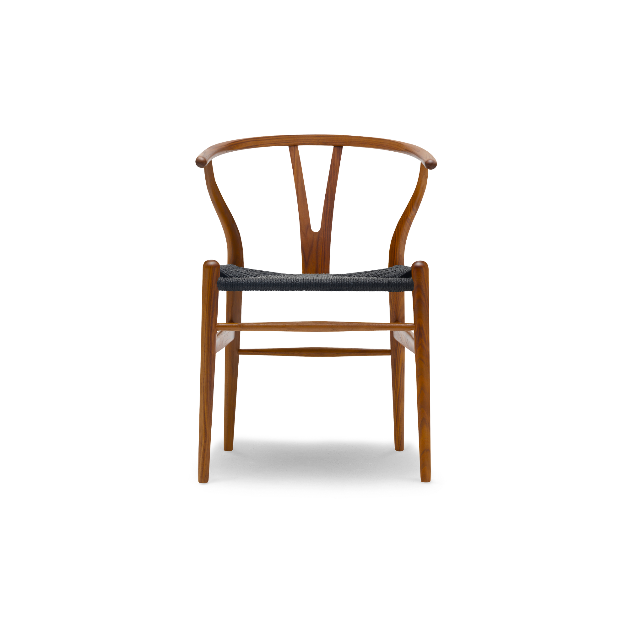 Hans J. Wegner CH24 Y-stol - Sort flet