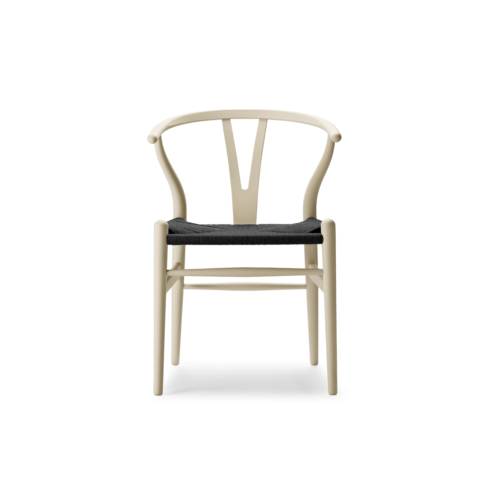 Hans J. Wegner CH24 Soft Y-stol - Sort flet