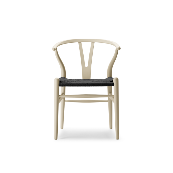 Hans J. Wegner CH24 Soft Y-stol - Sort flet