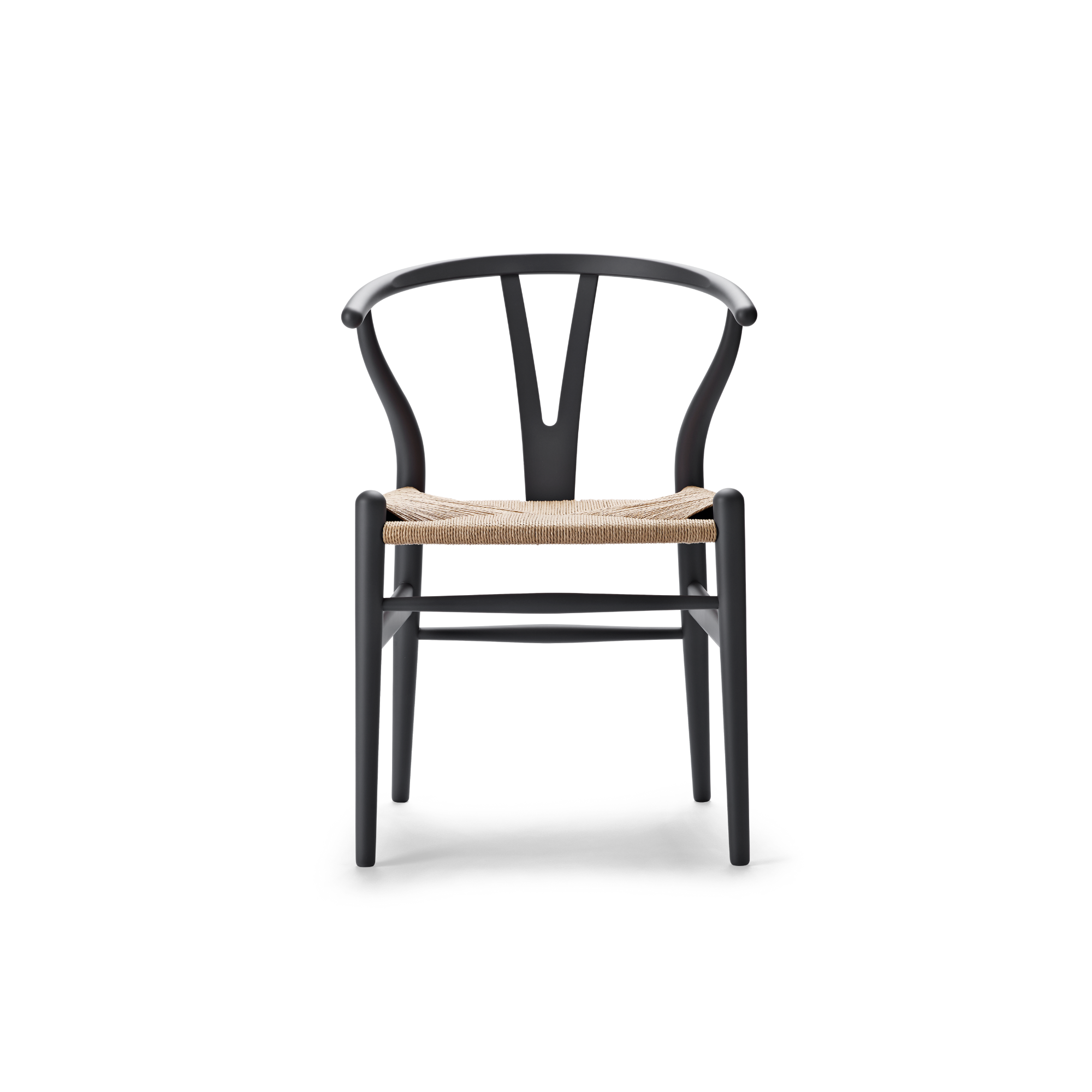 Hans J. Wegner CH24 Soft Y-stol - Natur flet