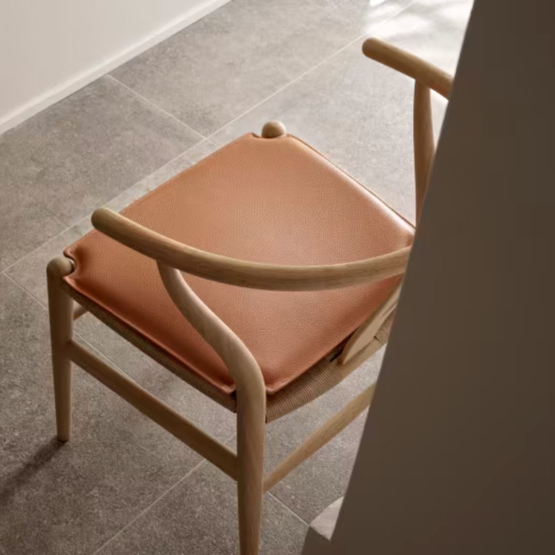 Sædehynde til CH24 Y-stol - Læder