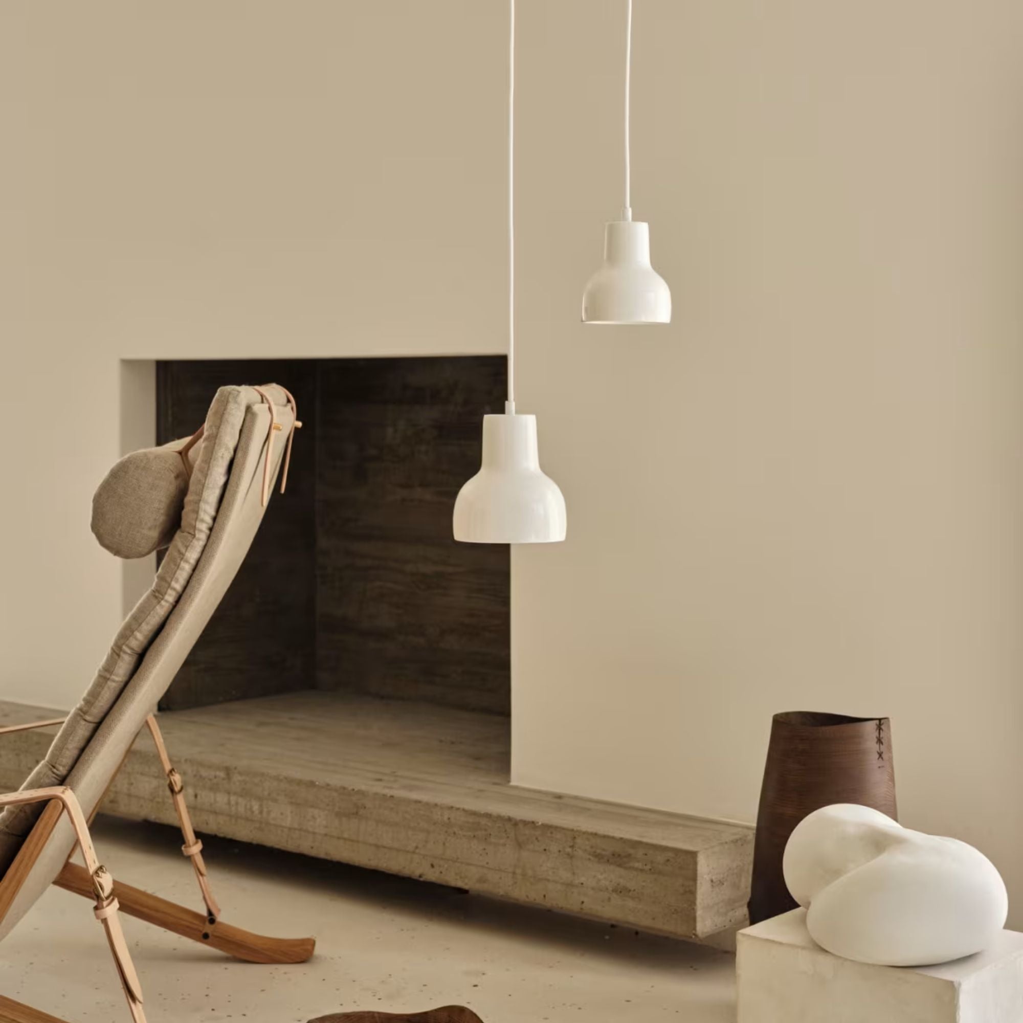 EM82 Porcelight pendel