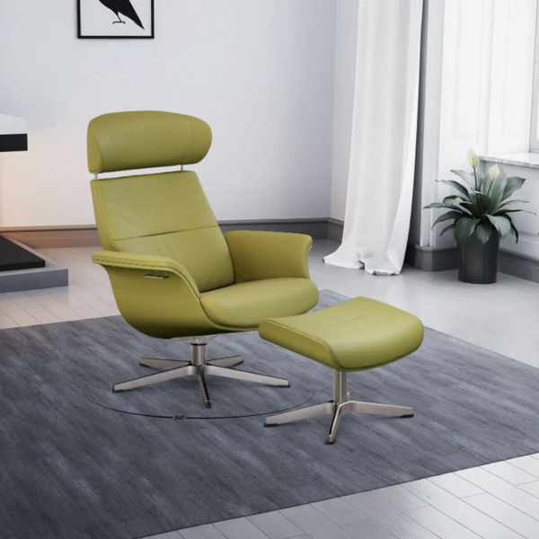 Timeout lænestol - Stjernefod - Læder