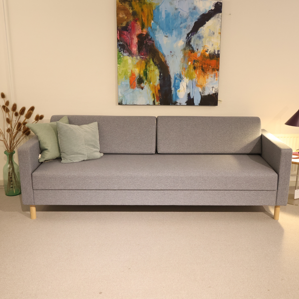 Hestbæk 418 sovesofa m. puf - Udstillingsmodel