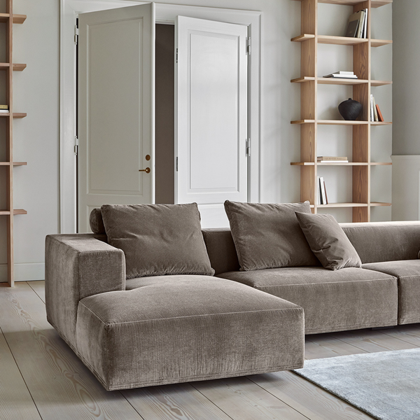 Eilersen Baseline sofa m. chaiselong - Munster stof