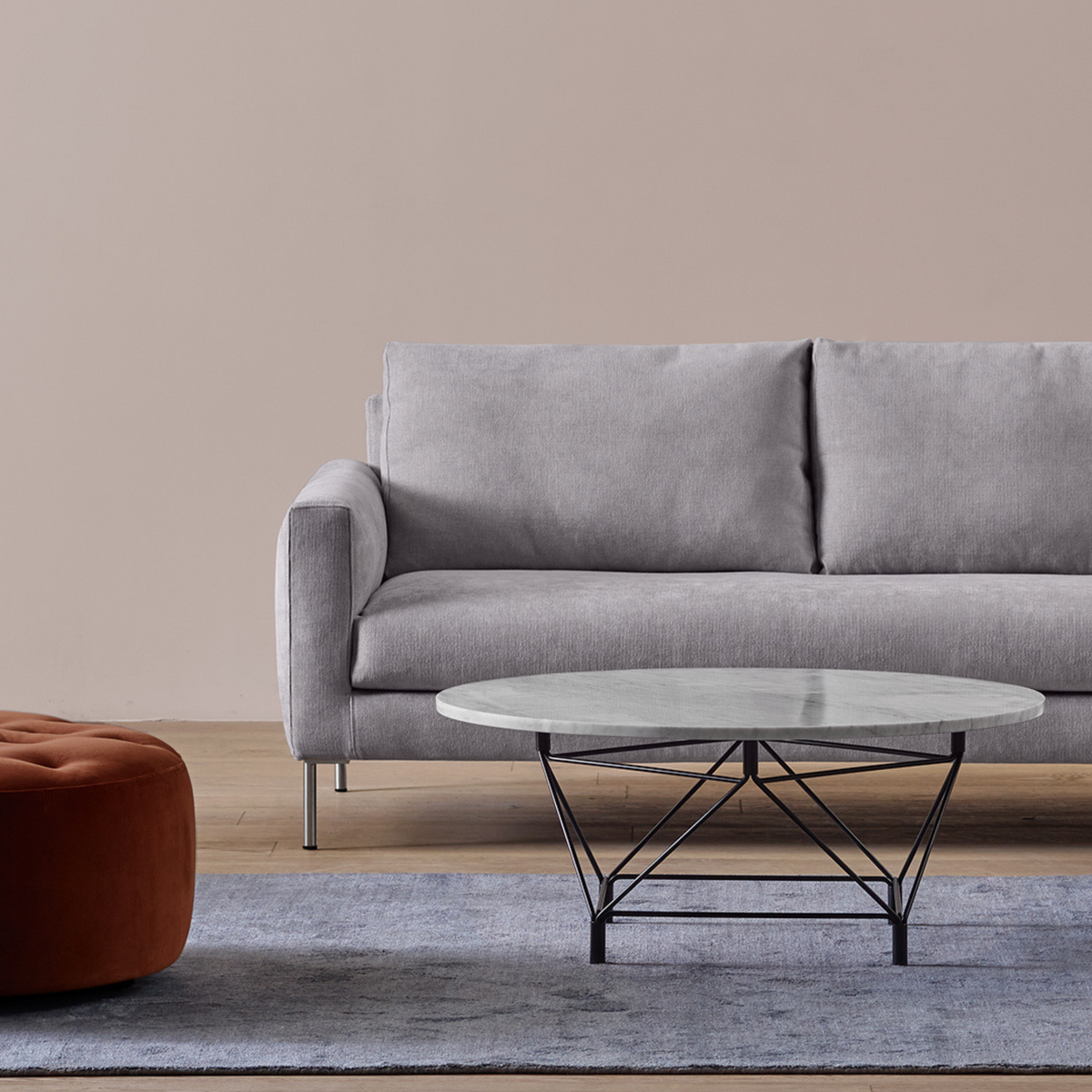 Luce sofa med chaiselong | Stof