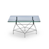 Eilersen Spider sofabord - Kvadratisk - Glas