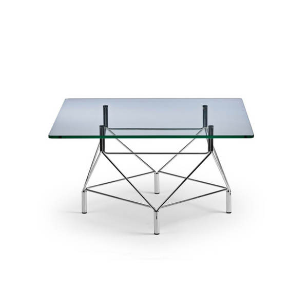 Eilersen Spider sofabord - Kvadratisk - Glas