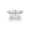 Eilersen Spider sofabord - Rundt - Glas
