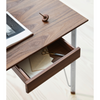Arne Jacobsen FH3605 skrivebord - Ask/valnød