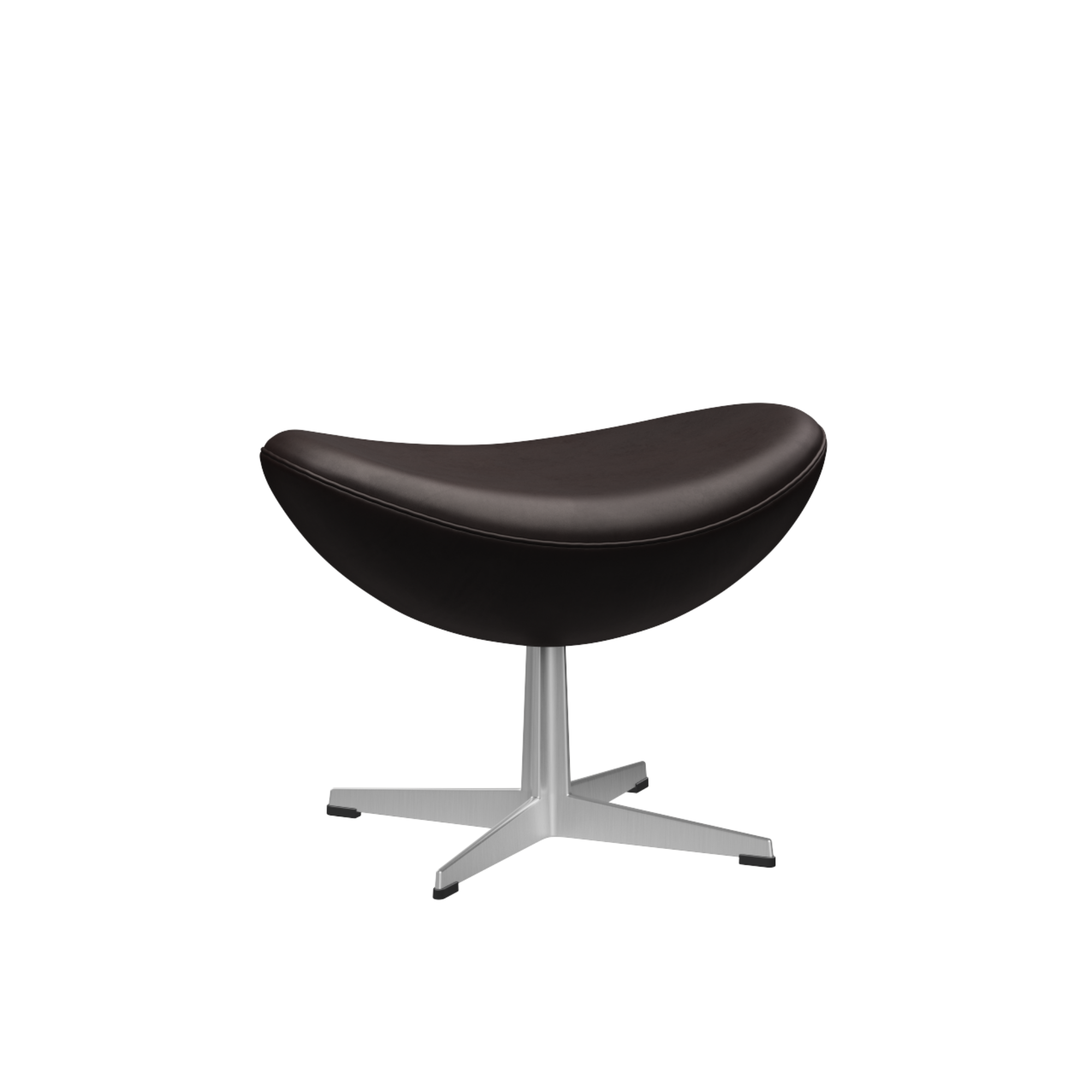 Arne Jacobsen Ægget fodskammel - Grace læder