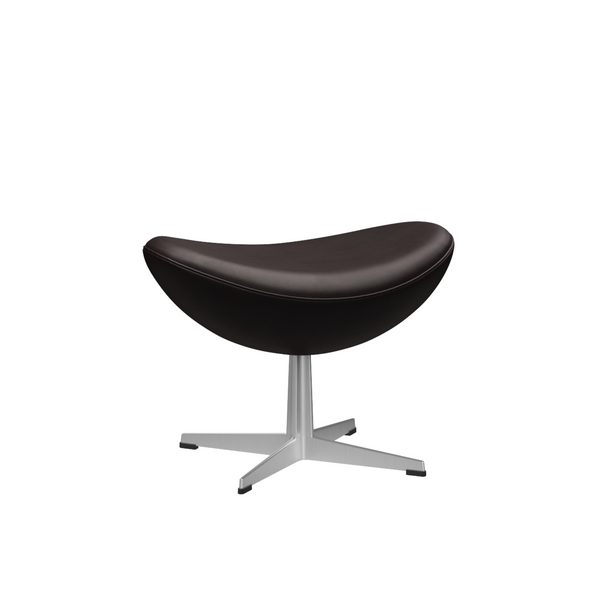 Arne Jacobsen Ægget fodskammel - Grace læder