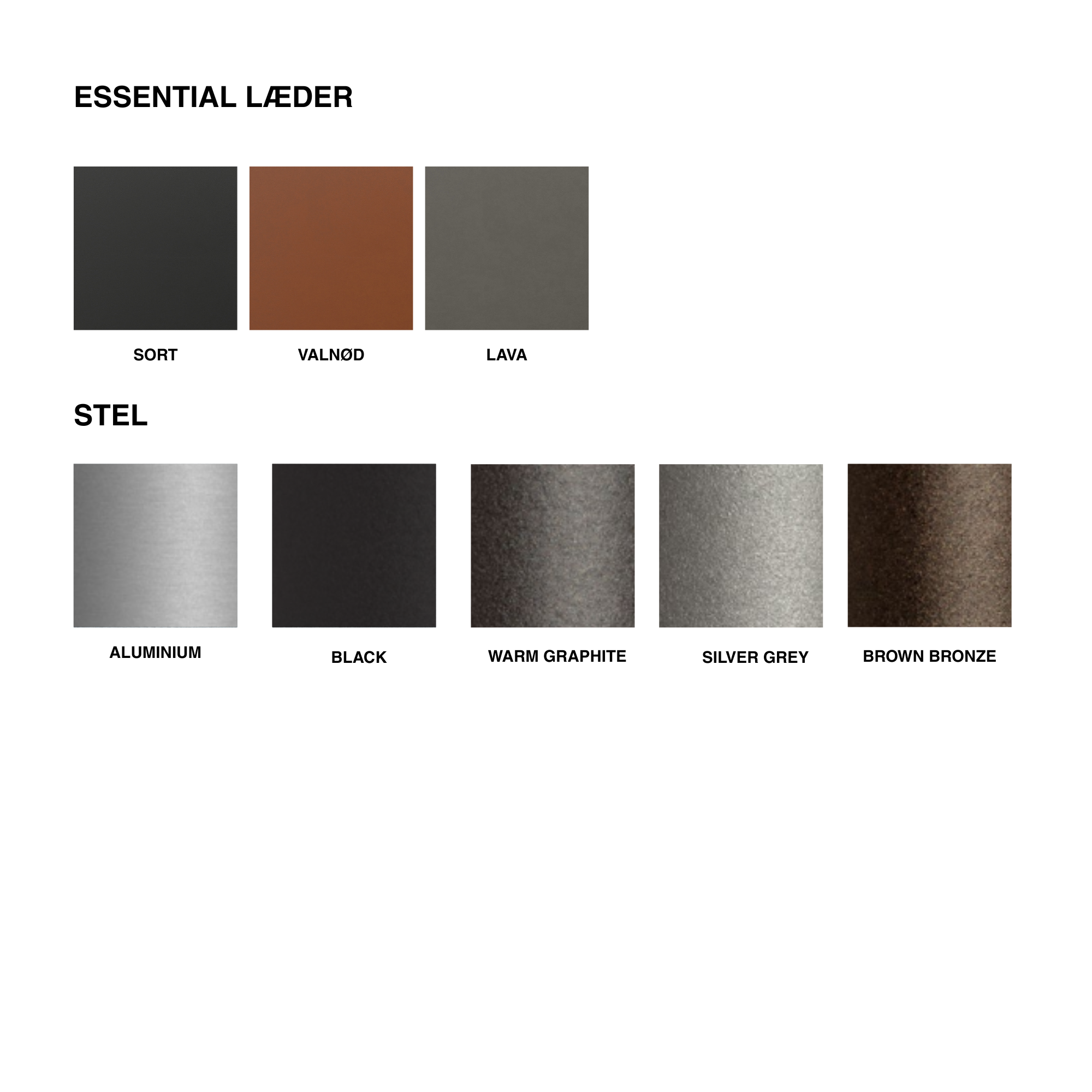 Arne Jacobsen Ægget fodskammel - Essential læder