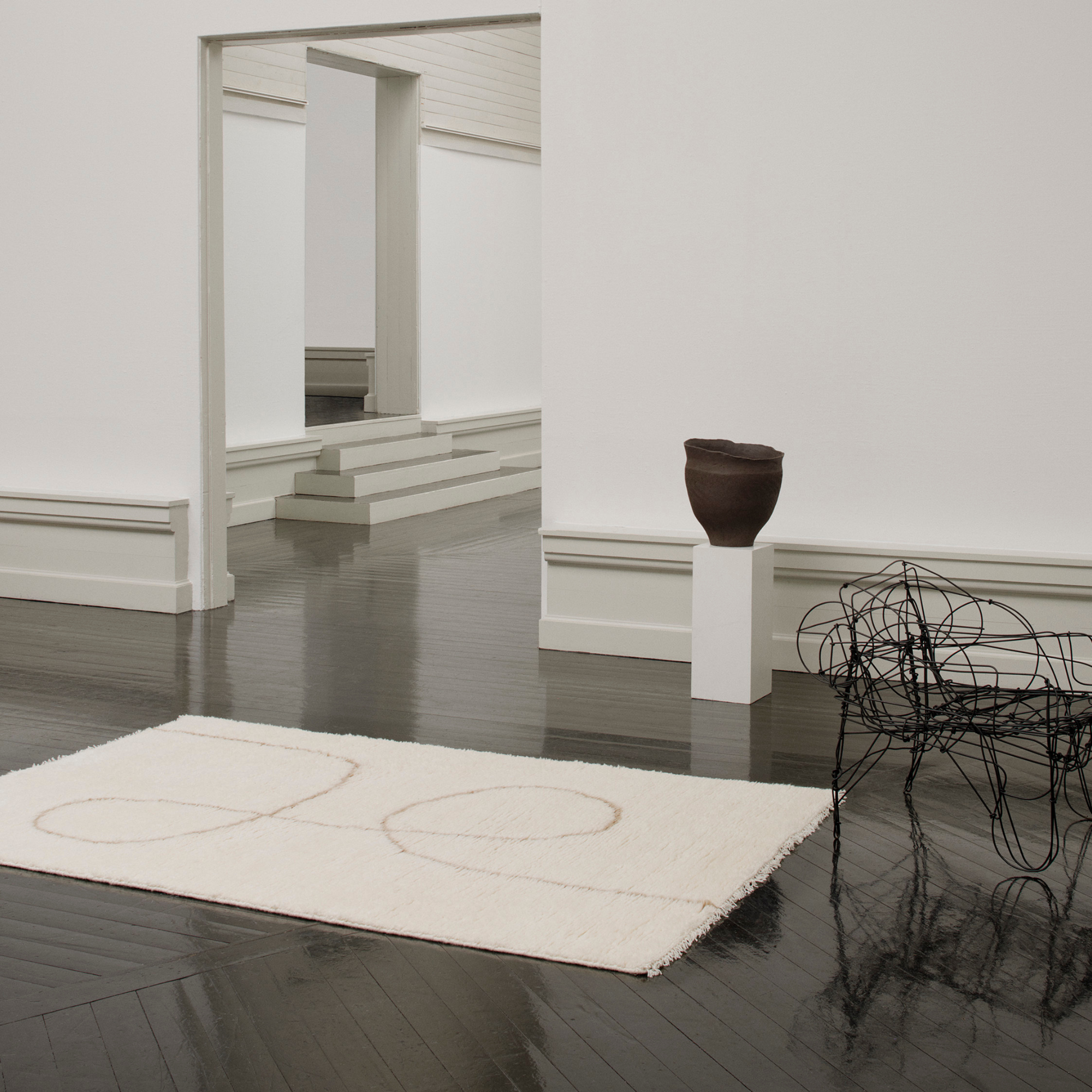 Linie Design Astral Spiral tæppe