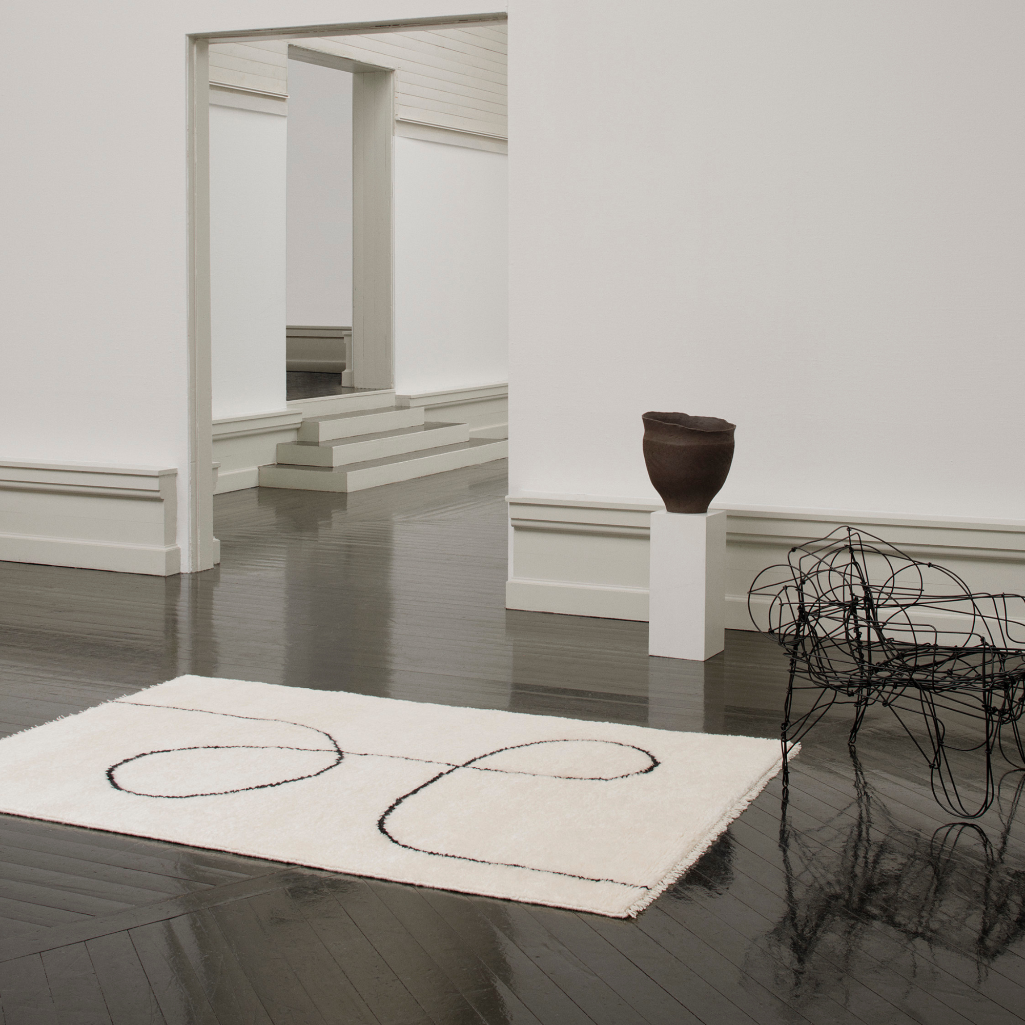 Linie Design Astral Spiral tæppe