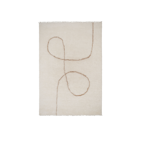 Linie Design Astral Spiral tæppe