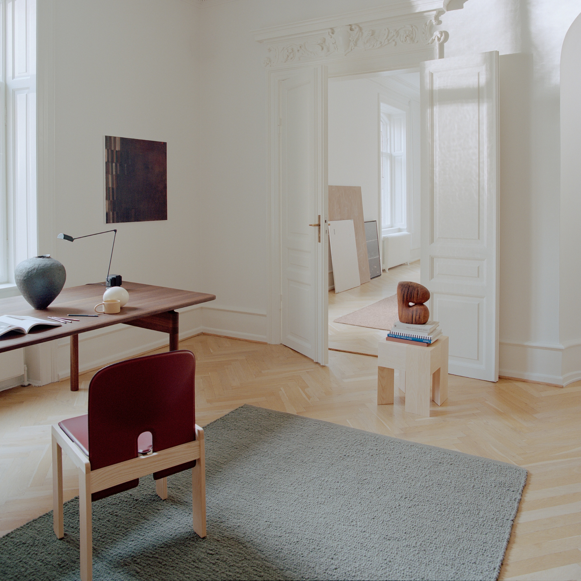 Pebbled Poem tæppe - Linie Design