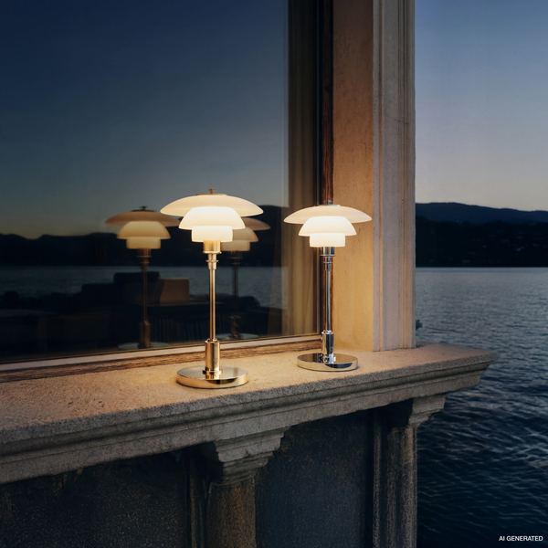 PH 1/1 Portable bordlampe | Brass Metallised