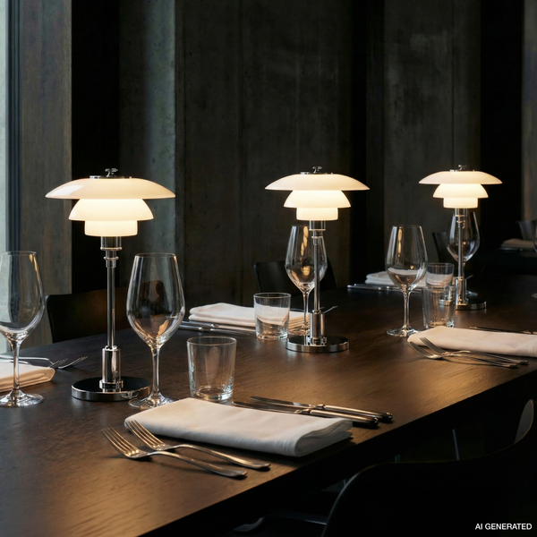 PH 1/1 Portable bordlampe | High Lustre Chrome Plated