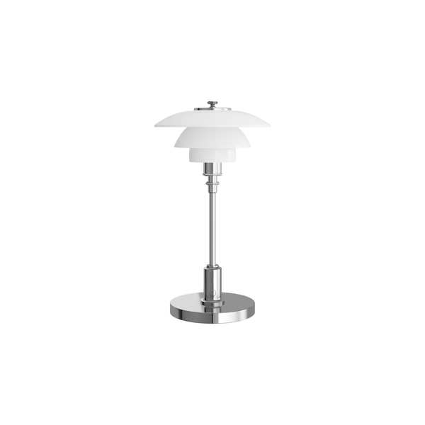 Louis Poulsen PH 1/1 Portable bordlampe - High Lustre Chrome Plated