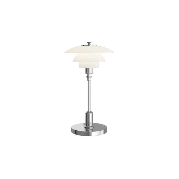 Louis Poulsen PH 1/1 Portable bordlampe - High Lustre Chrome Plated