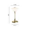Louis Poulsen PH 1/1 Portable bordlampe - Brass Metallised