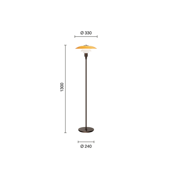 PH 3½-2½ gulvlampe Centenary Edition