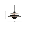 Louis Poulsen PH 5 Mini Black Edition 2025 Pendel lampe