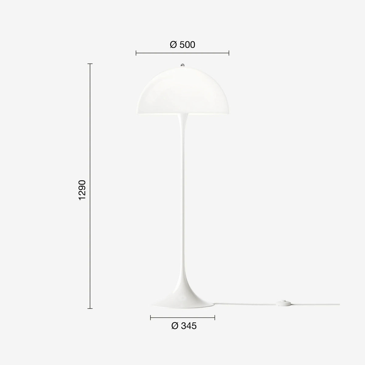 Panthella 500 gulvlampe